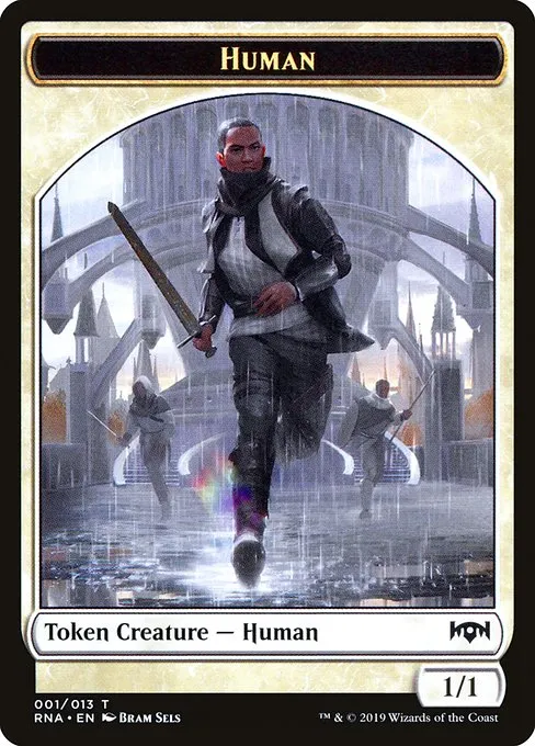 Human · Ravnica Allegiance Tokens 1/13