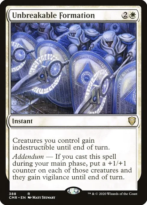 Unbreakable Formation · Commander Legends 388/718