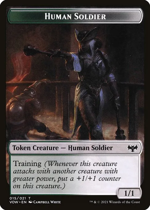 Human Soldier · Innistrad: Crimson Vow Tokens 15/21