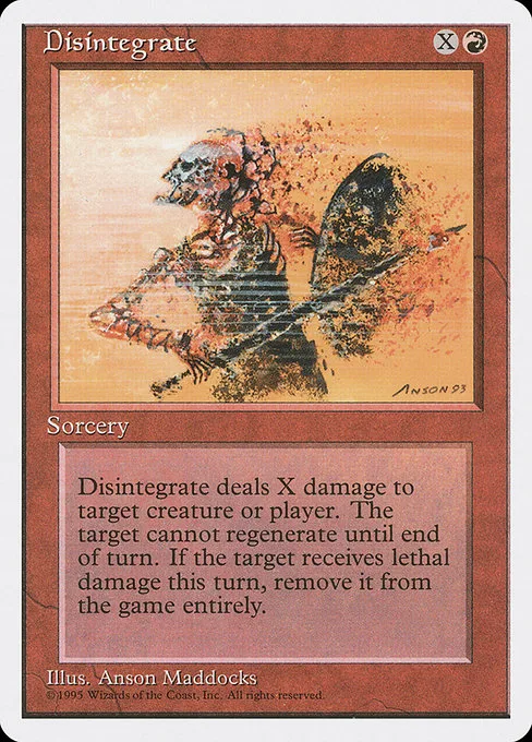 Disintegrate · Fourth Edition 185/380