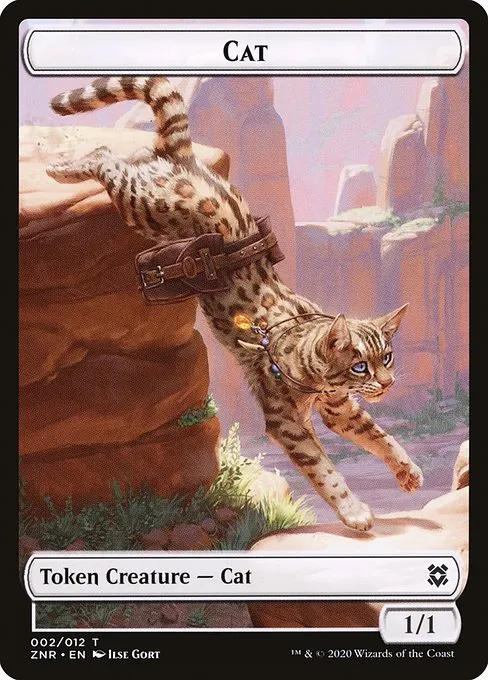 Cat · Zendikar Rising Tokens 2/12