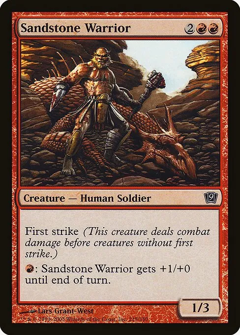 Sandstone Warrior · Ninth Edition 215★/710
