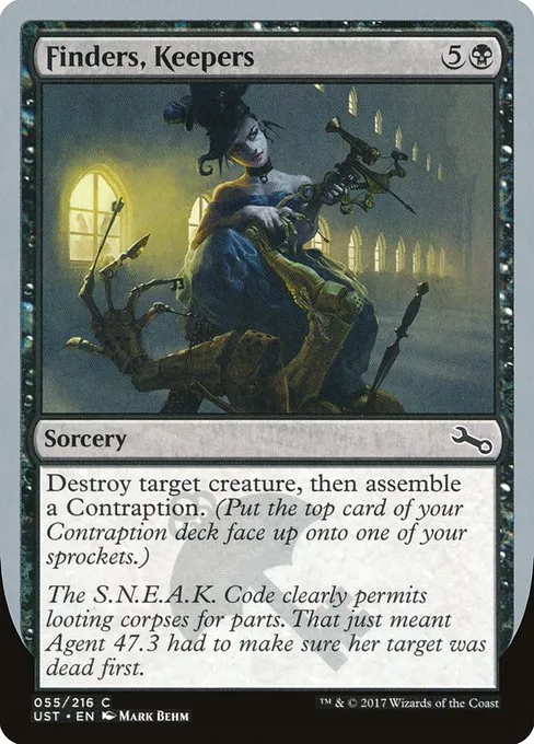Finders, Keepers · Unstable 55/268
