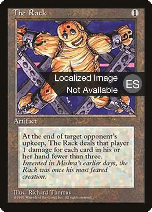 The Rack · Fourth Edition Foreign Black Border 352/378