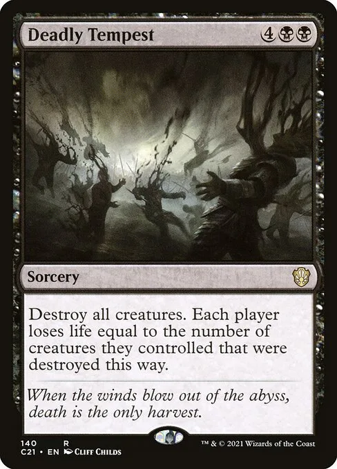 Deadly Tempest · Commander 2021 140/409