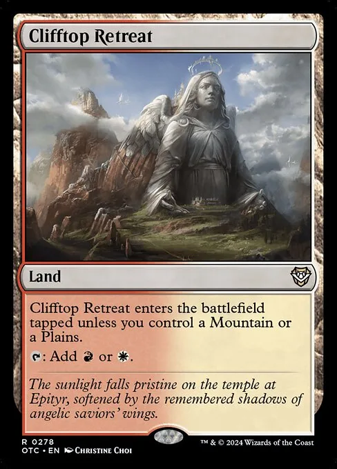 Clifftop Retreat · Outlaws of Thunder Junction Commander 278/342