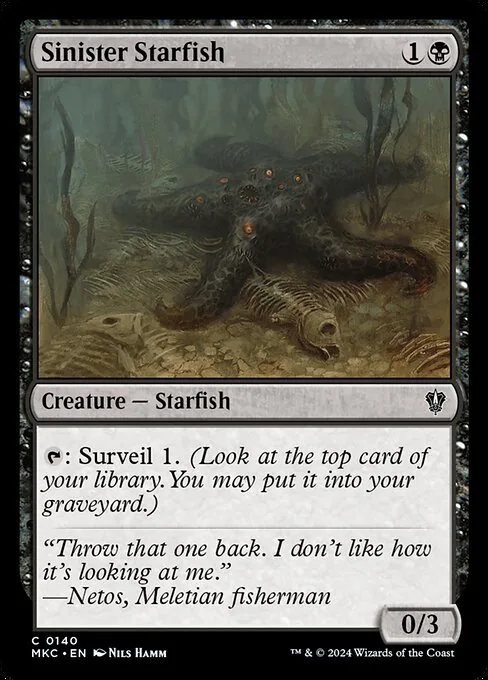 Sinister Starfish · Murders at Karlov Manor Commander 140/358