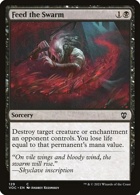 Feed the Swarm · Crimson Vow Commander 129/188