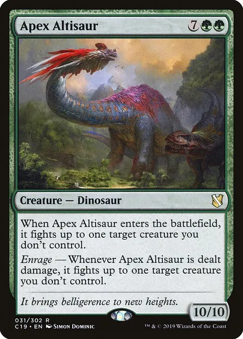 Apex Altisaur · Commander 2019 31/302
