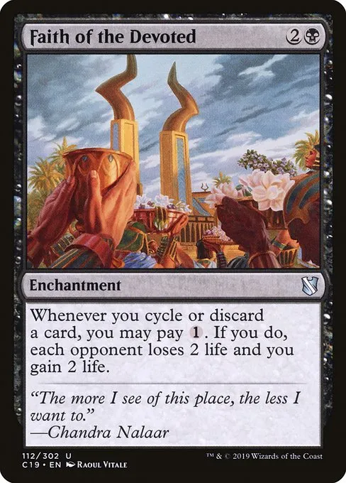 Faith of the Devoted · Commander 2019 112/302