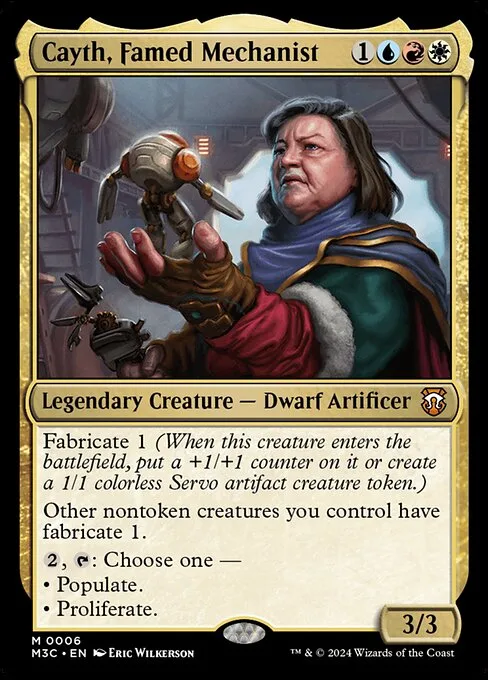 Cayth, Famed Mechanist · Modern Horizons 3 Commander 6/398