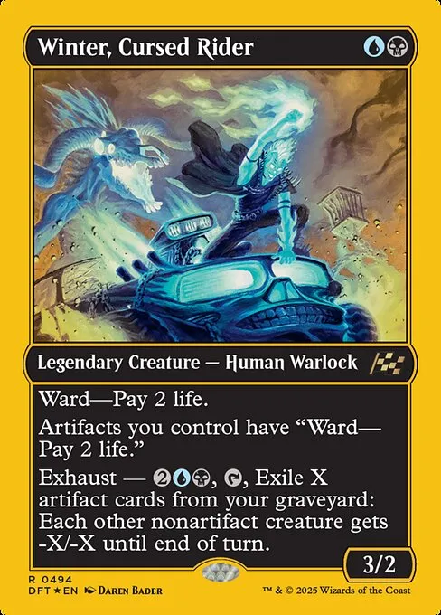 Winter, Cursed Rider · Aetherdrift 494/553