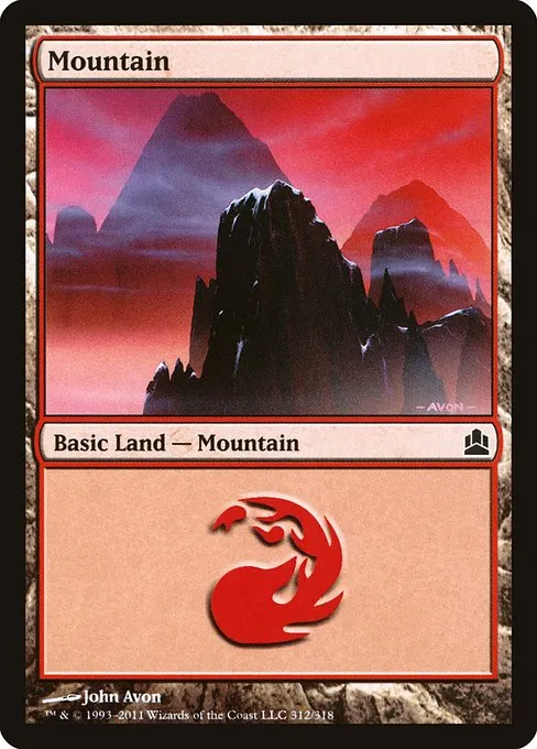Mountain · Commander 2011 312/318