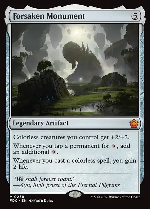 Forsaken Monument · Foundations Commander 258/3