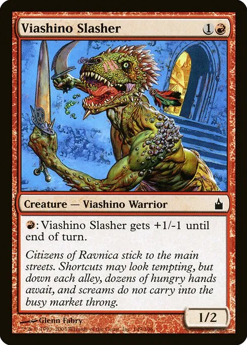 Viashino Slasher · Ravnica: City of Guilds 149/306