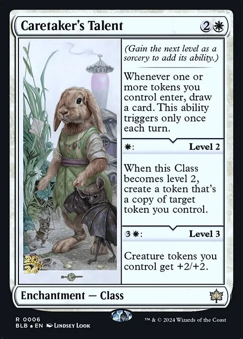 Caretaker's Talent · Bloomburrow Promos 6s/160