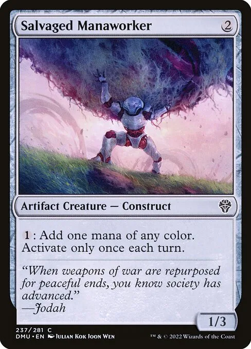 Salvaged Manaworker · Dominaria United 237/453