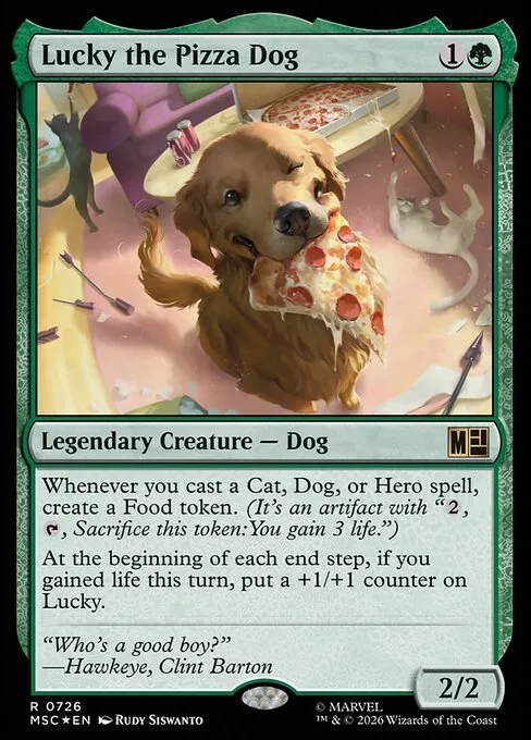Lucky the Pizza Dog · Marvel Super Heroes Commander 726/9