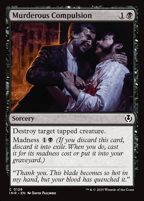 Murderous Compulsion · Innistrad Remastered 126/495