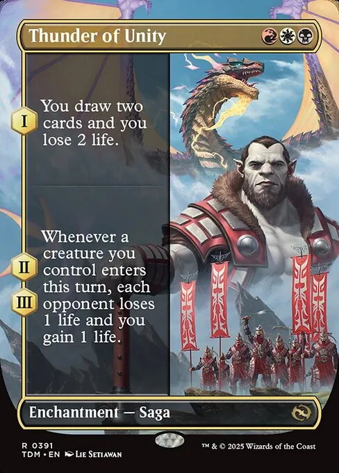 Thunder of Unity · Tarkir: Dragonstorm 391/427