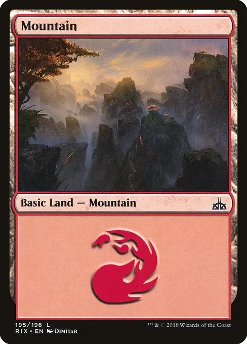 Mountain · Rivals of Ixalan 195/205