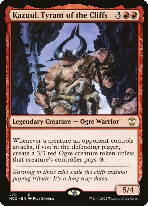 Kazuul, Tyrant of the Cliffs · New Capenna Commander 270/447