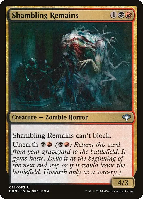 Shambling Remains · Duel Decks: Speed vs. Cunning 12/82