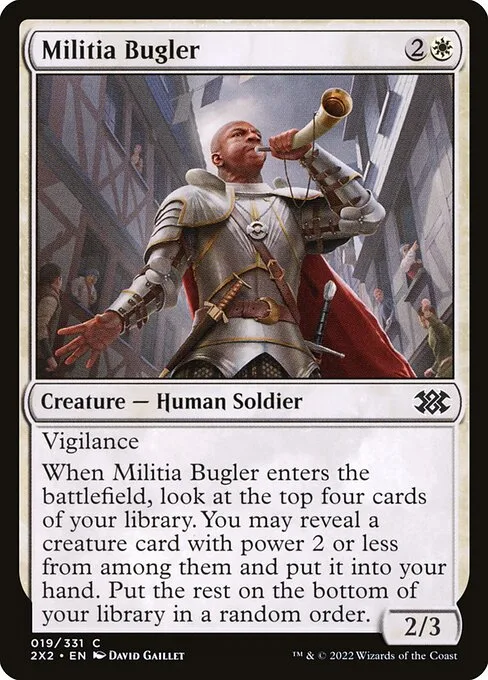 Militia Bugler · Double Masters 2022 19/579