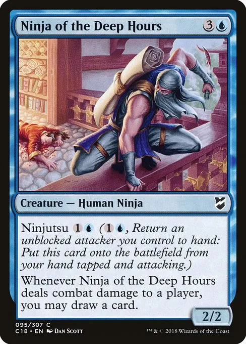 Ninja of the Deep Hours · Commander 2018 95/307