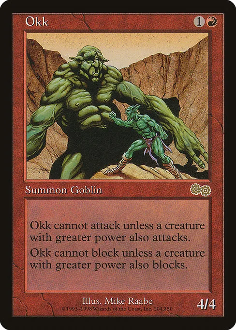 Okk · Urza's Saga 204/357