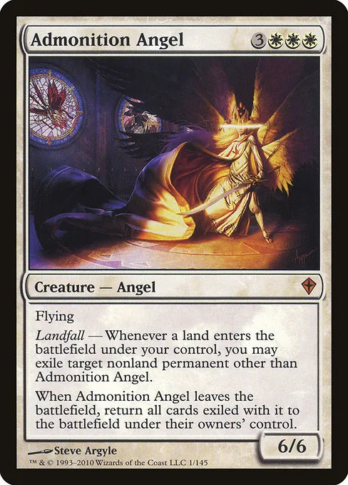 Admonition Angel · Worldwake 1/145