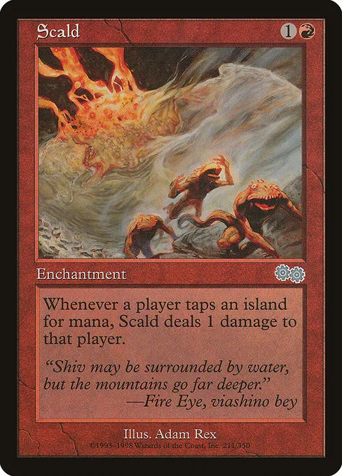 Scald · Urza's Saga 211/357
