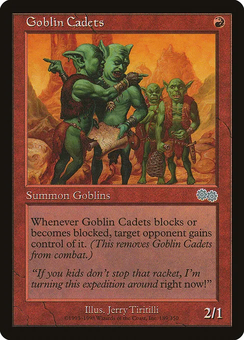 Goblin Cadets · Urza's Saga 189/357