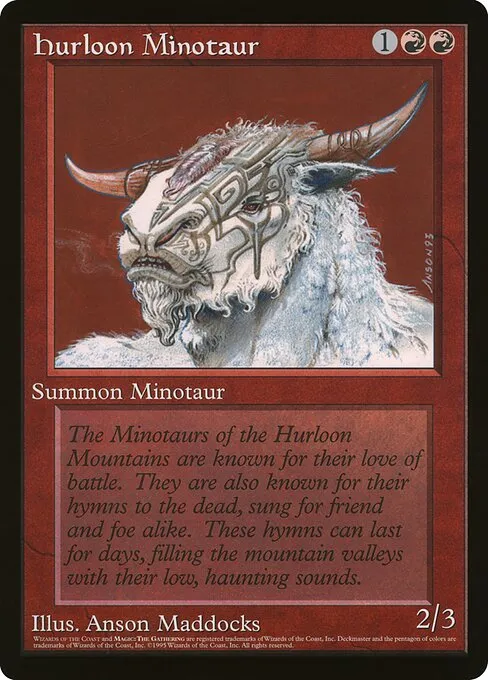 Hurloon Minotaur · Oversized 90's Promos 6/10