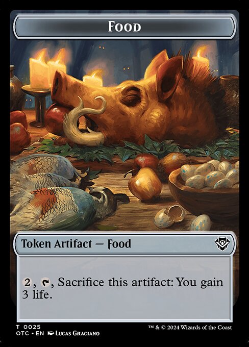 Food · Outlaws of Thunder Junction Commander Tokens 25/41