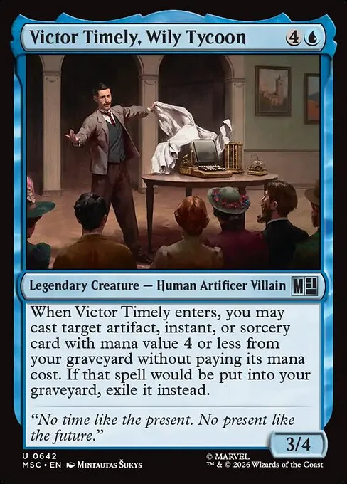 Victor Timely, Wily Tycoon · Marvel Super Heroes Commander 642/9