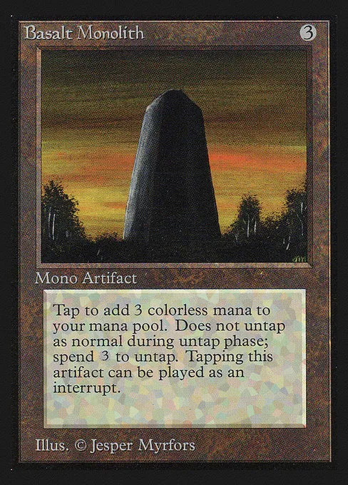Basalt Monolith · Collectors' Edition 232/302