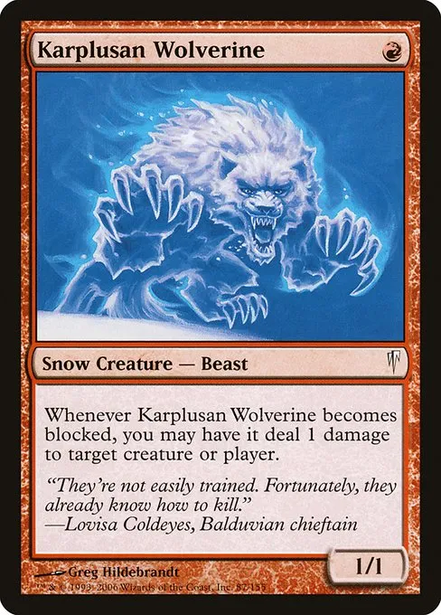 Karplusan Wolverine · Coldsnap 87/155