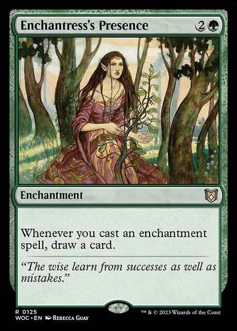 Enchantress's Presence · Wilds of Eldraine Commander 125/173