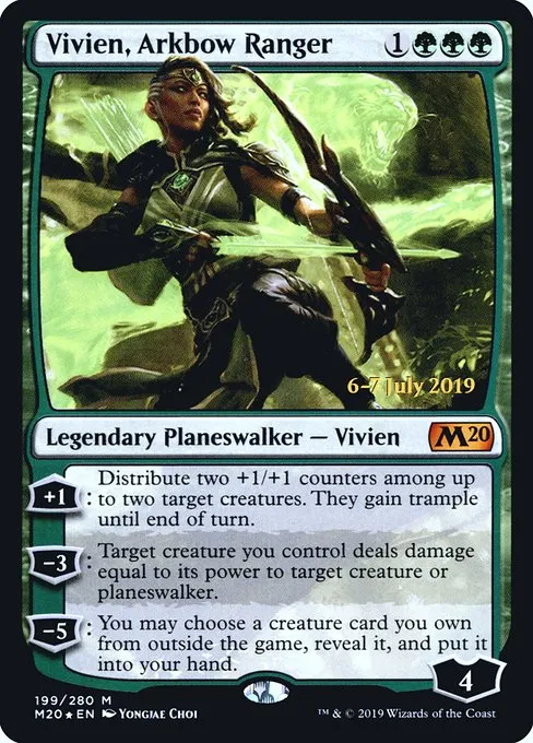 Vivien, Arkbow Ranger · Core Set 2020 Promos 199s/144