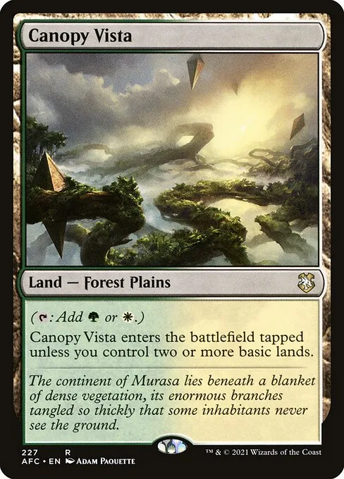 Canopy Vista · Forgotten Realms Commander 227/331