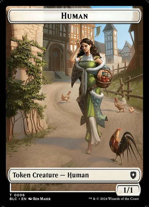 Human · Bloomburrow Commander Tokens 6/41