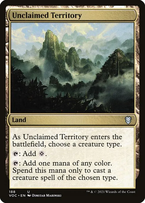 Unclaimed Territory · Crimson Vow Commander 188/188