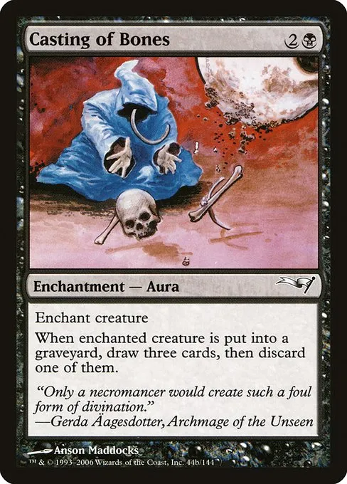 Casting of Bones · Coldsnap Theme Decks 44b/62