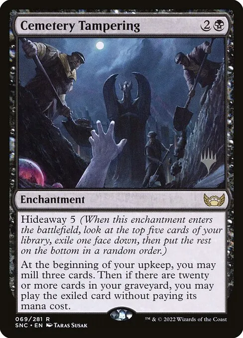 Cemetery Tampering · Streets of New Capenna Promos 69p/161