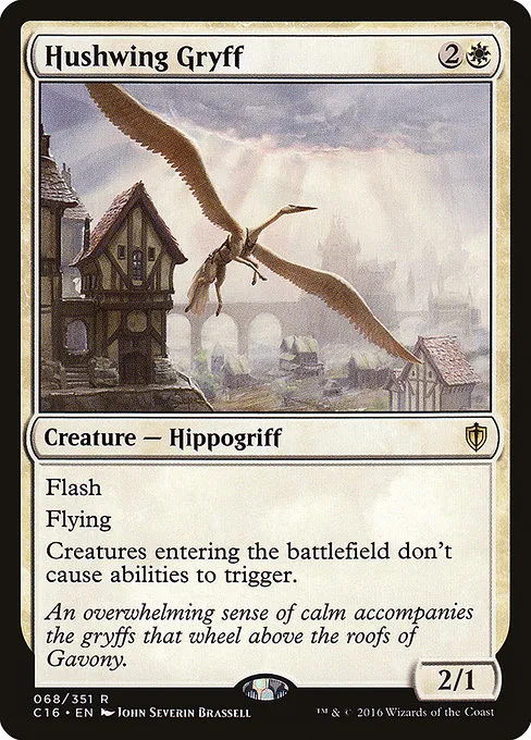 Hushwing Gryff · Commander 2016 68/351