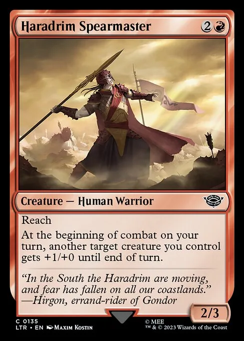 Haradrim Spearmaster · The Lord of the Rings: Tales of Middle-earth 135/856