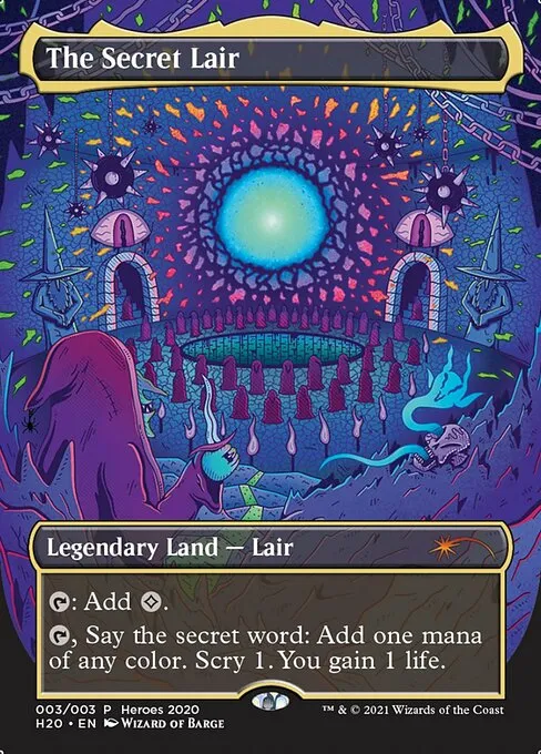 The Secret Lair · 2020 Heroes of the Realm 3/3