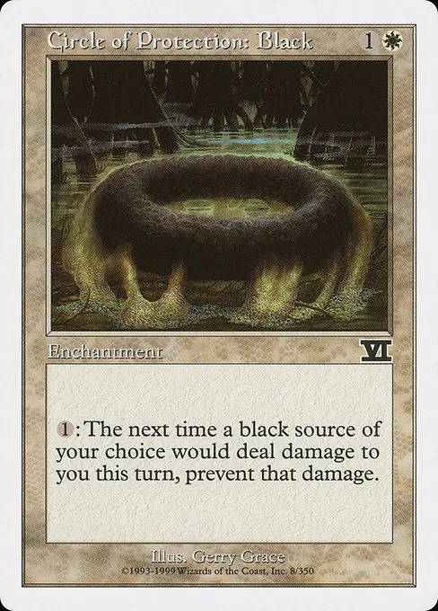 Circle of Protection: Black · Classic Sixth Edition 8/351