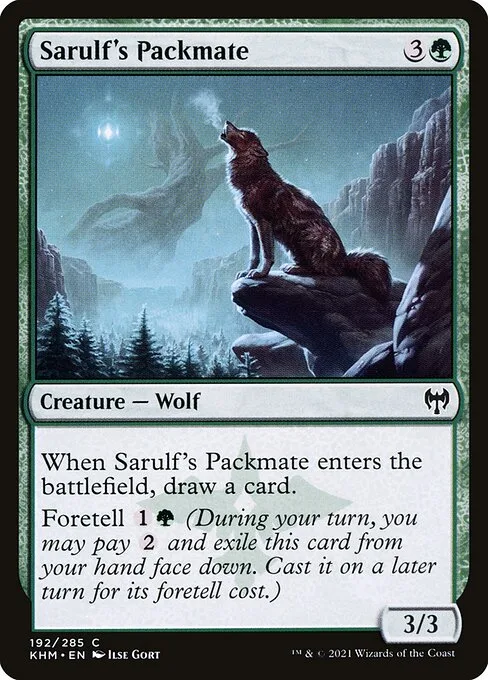 Sarulf's Packmate · Kaldheim 192/425